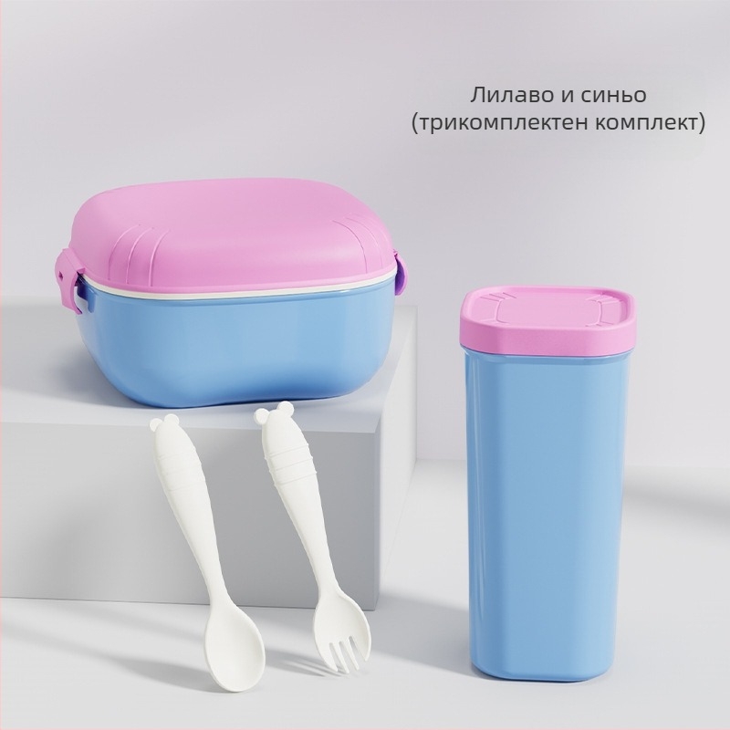 Кутия за обяд от хранителен полипропилен, подходяща за микровълнова, квадратна форма, капацитет 501–800 ml, комплект 48 бр.