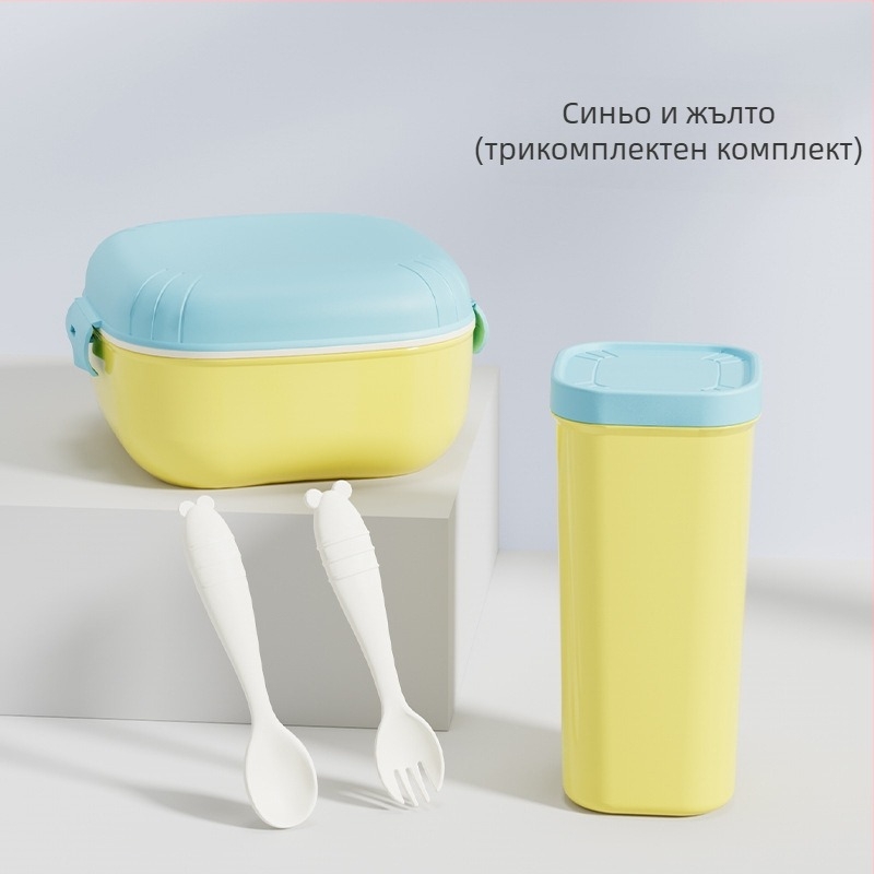 Кутия за обяд от хранителен полипропилен, подходяща за микровълнова, квадратна форма, капацитет 501–800 ml, комплект 48 бр.