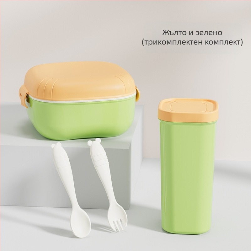Кутия за обяд от хранителен полипропилен, подходяща за микровълнова, квадратна форма, капацитет 501–800 ml, комплект 48 бр.