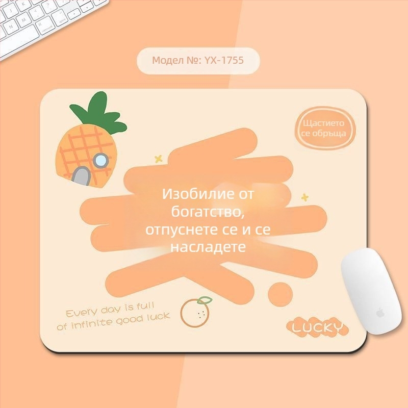 Настолна подложка от естествен каучук, антихлъзгаща се повърхност, печат с термопрена, стил национален стил.