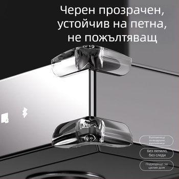 Ъглов защитник с въздушна възглавница, самозалепващ, детска безопасност, меко покритие, невидим защитник за ъгъл (Марка Shield dad, Форма: прав ъгъл, Произход: Taizhou, Опаковка: 500 бр.)