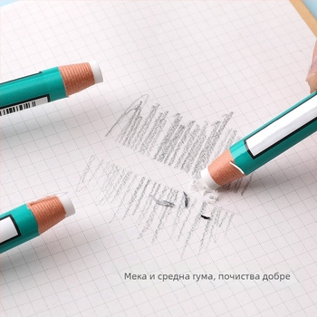 Uni EK-100 ластик с форма на писалка, гума за скициране