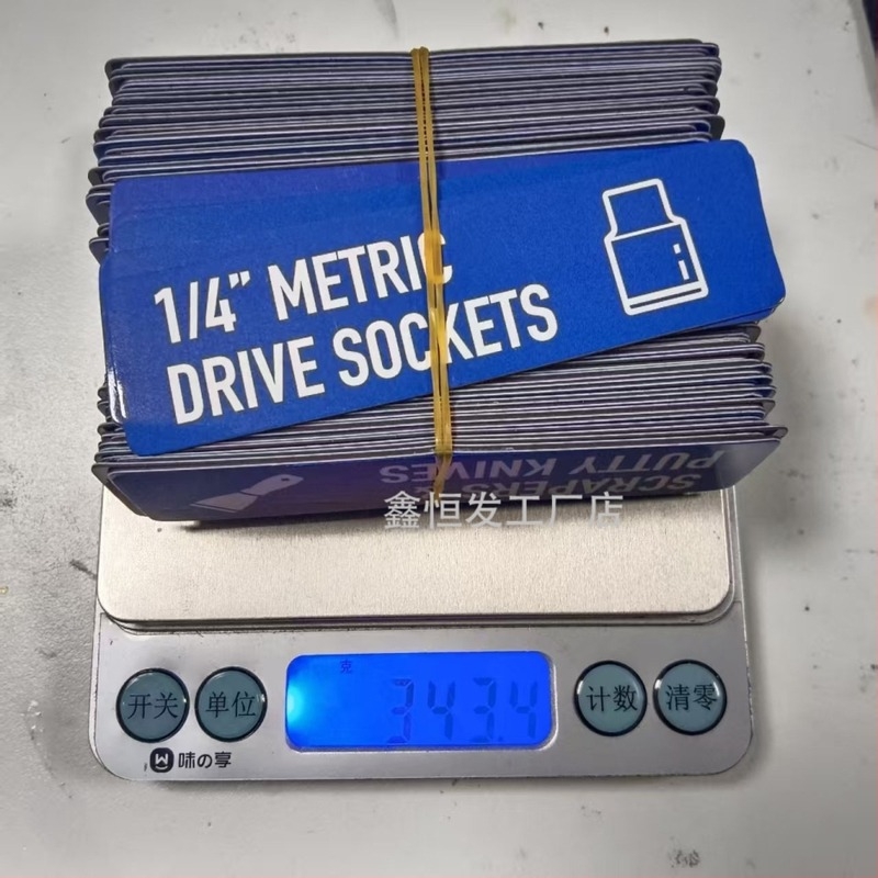 90 бр магнитни етикети за кутия за инструменти