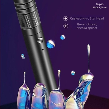 USB лазерна писалка фенер за котки, презареждаем, USB захранване, дълъг обсег