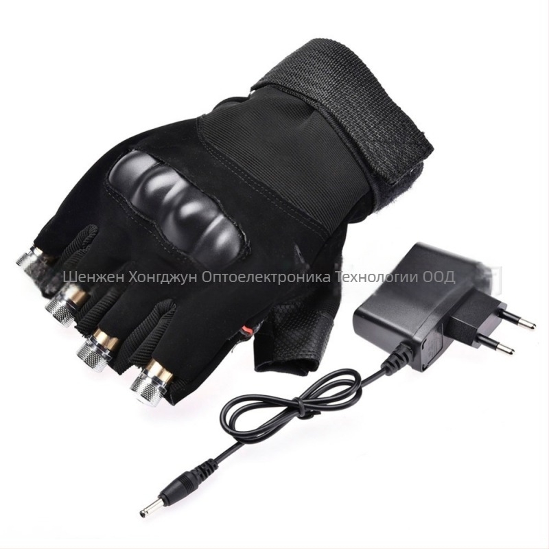 Лазерни ръкавици за сценично лазерно шоу — функция: лазерно шоу реквизит за бар; обхват: нощни клубове, барове и лазерни танци; опаковка: 50 бр.; материал: метал