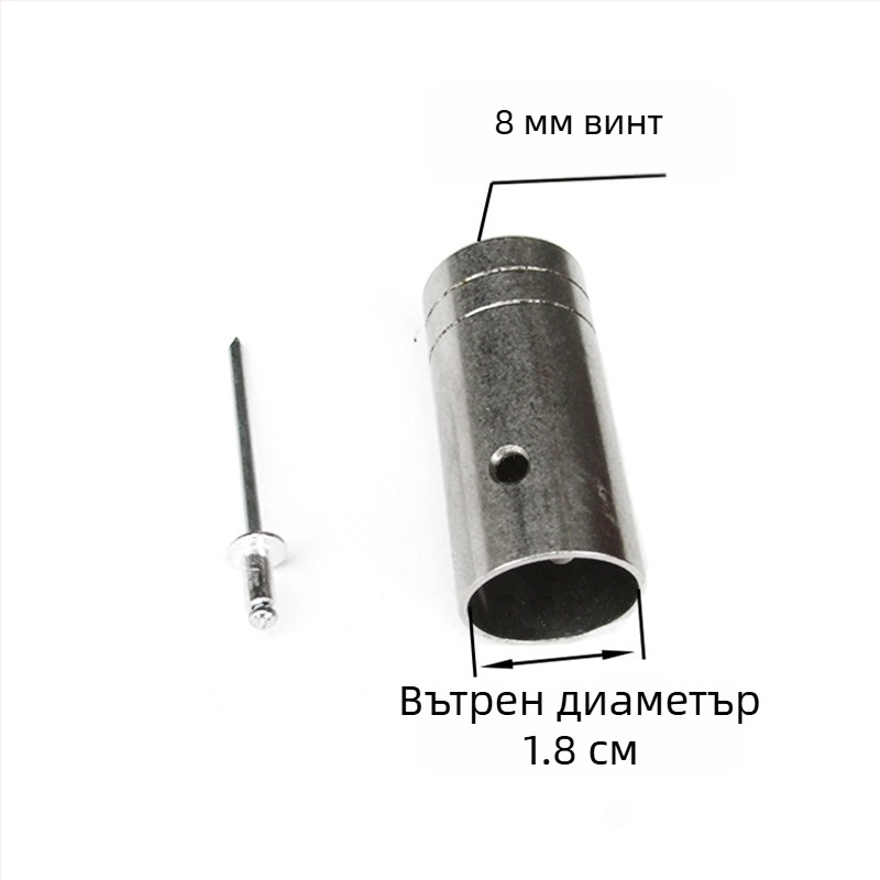Съединител за глава на въдица за мрежа от неръждаема стомана — диаметри 16/19/24 мм; дълбочина на мрежата 1; товароносимост 1
