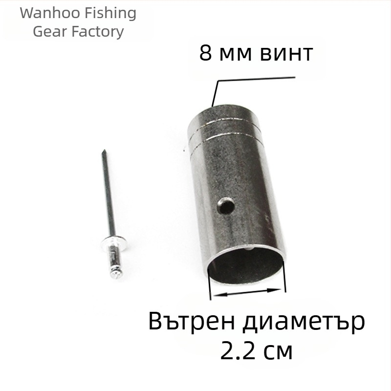 Съединител за глава на въдица за мрежа от неръждаема стомана — диаметри 16/19/24 мм; дълбочина на мрежата 1; товароносимост 1