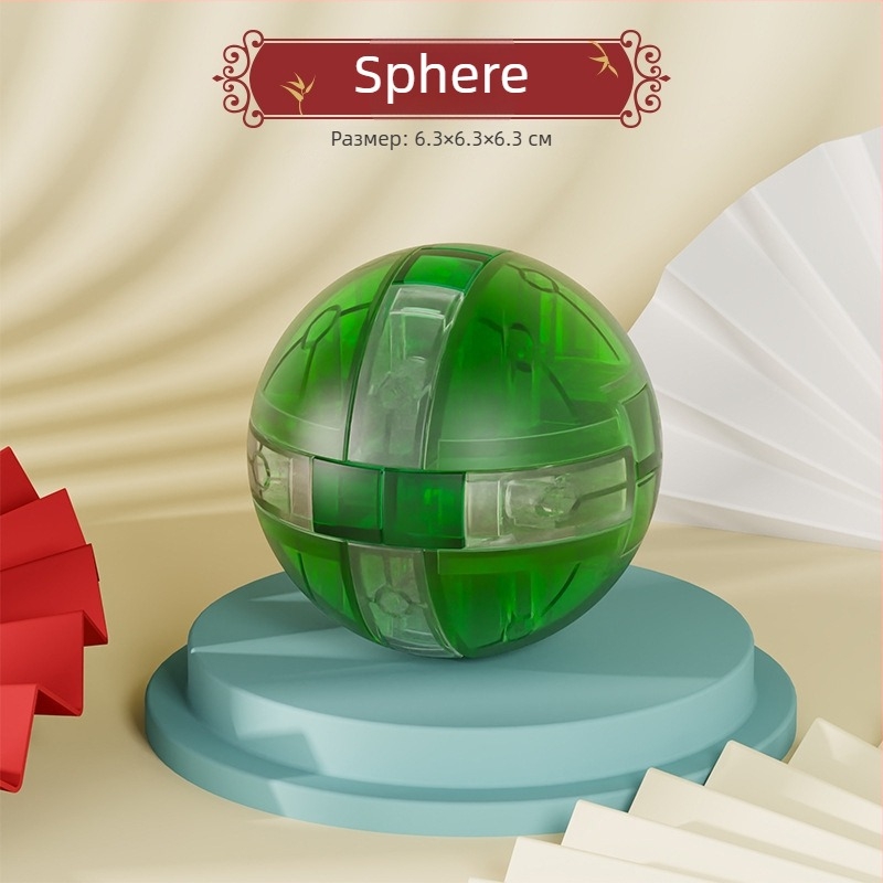 Sanrong Luban lock / Kongming lock пъзел, ABS материал, тренировка на търпение и когнитивно развитие, опаковка в цветна кутия