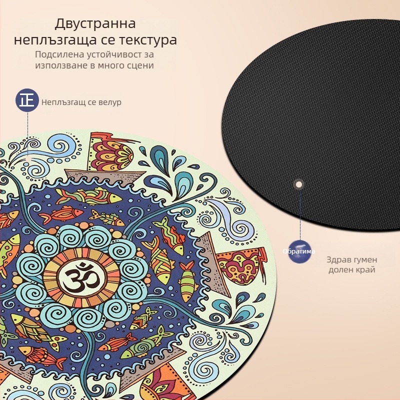 Nagoudi йога мат — гумена, дебелина 1/3/5 мм, тегло 500 г, персонализирана обработка, произход Hangzhou