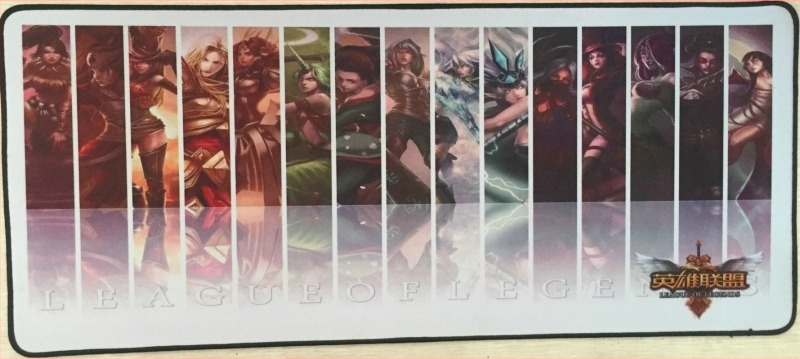 Гумена двустранична подложка за бюро с отпечатано лого и OEM персонализация