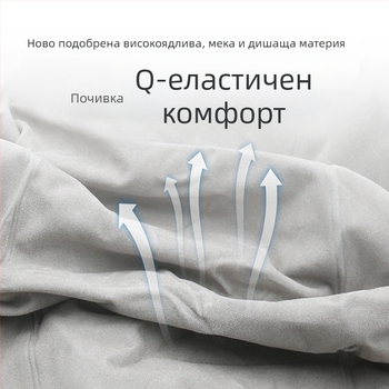 Надуваема лумбална възглавничка за пътуване, преносима подпора за гръб със PVC флокирано покритие и PVC пълнеж, подходяща за самолет и високоскоростен влак