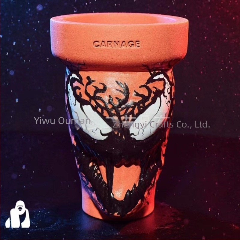 Чаша за наргиле от неръждаема стомана, многоразова, стил достъпен лукс