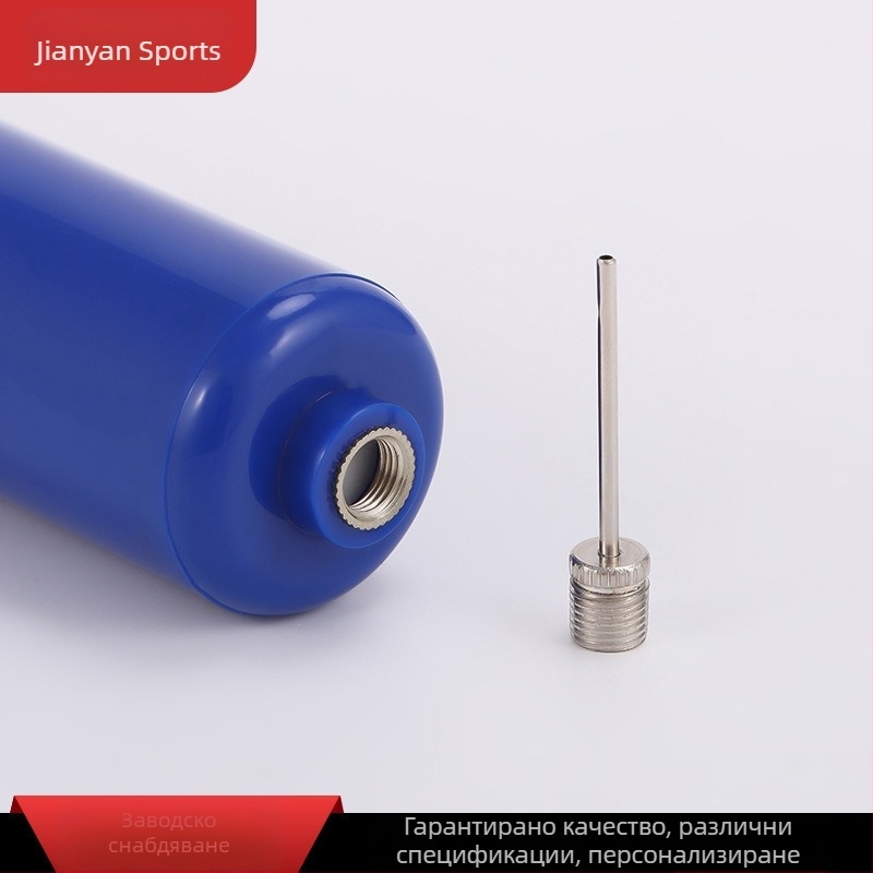 Ръчна помпа за топки, компактна, пластмасово тяло и балонна дюза