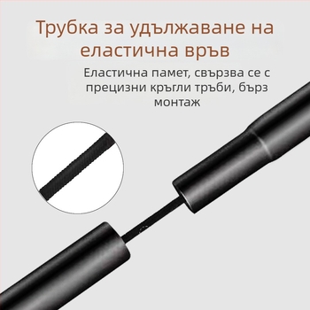 Преносима мрежа за бадминтон: подвижна и лесна за монтаж; материал: найлон и стомана; подходяща за бадминтон и тенис на маса