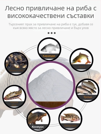 Комбинирана примамка DMPT на водна основа – атрактантова добавка за риболов