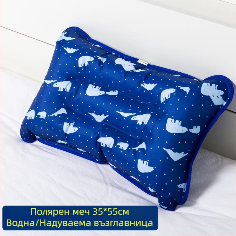 Ледена възглавница с PVC плат и пълнеж от ледени кристали за охлаждане и предпазване от прегряване; универсално приложение, персонализиране.