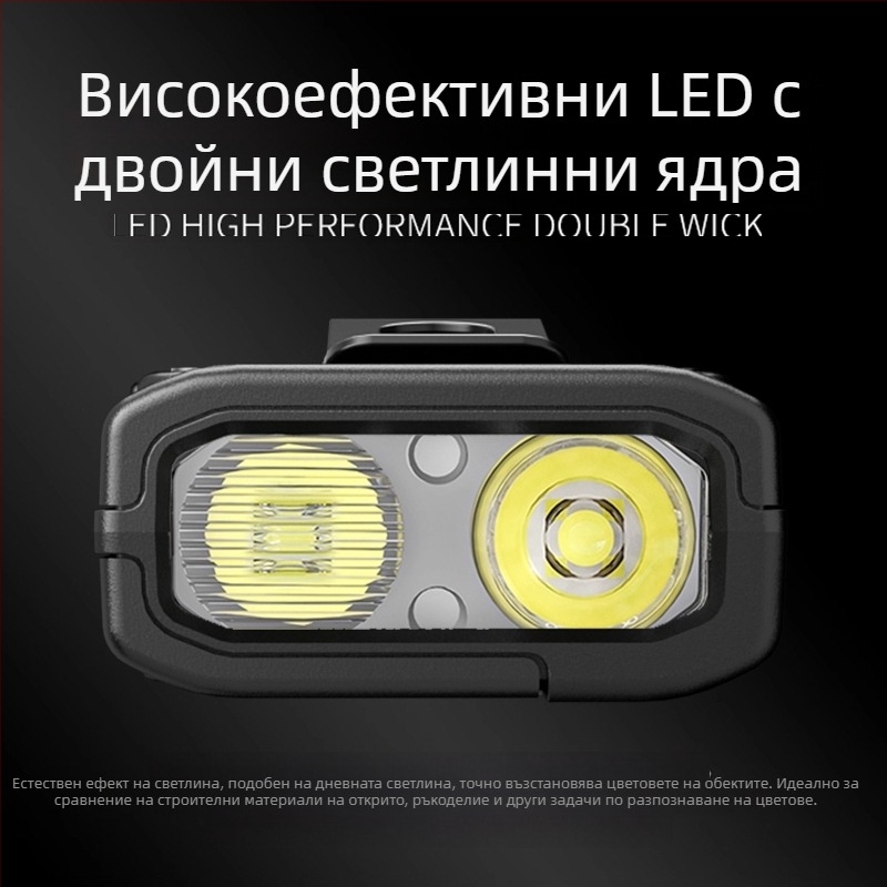 Тактически ултра тънък фенер с клип за писалка, алуминиева сплав, 1000 mAh, 10W, ръчно задвижване, обхват 200–500 м