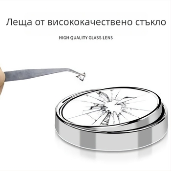 Tetsuo Кръгло автомобилно огледало с обратно виждане, 360° регулиране на широкоъгълен обзор за слепи зони, лесна инсталация