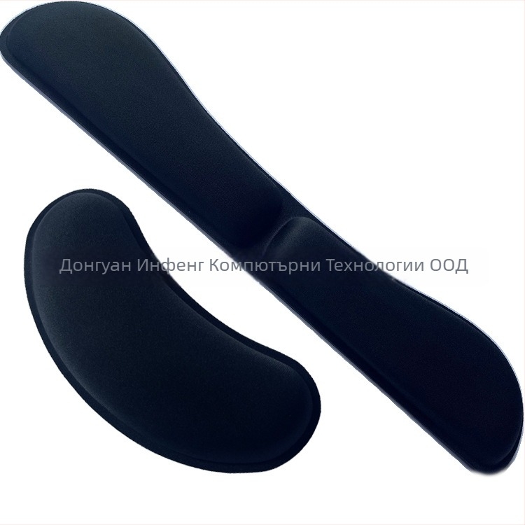 YF99 Компактна мишкоподложка с поддръжка за китката, мемориформена основа, печат на лого, OEM персонализация