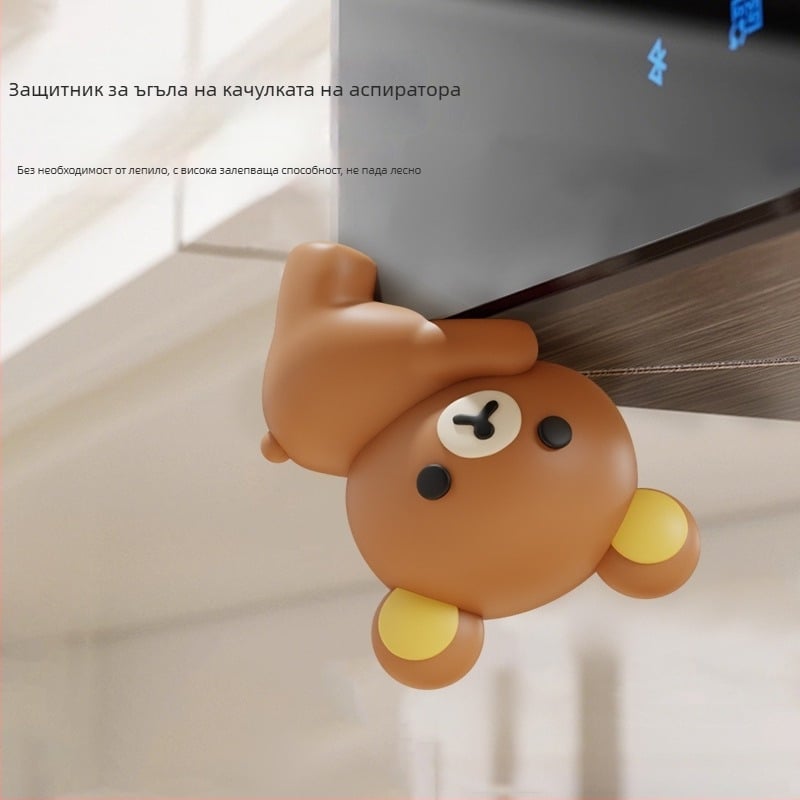 Бебешки протектор за ъгли на маси и шкафове – прав ъгъл, антиударен, 300 бр, марка Mr. Art