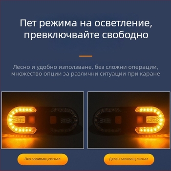 Shunke безжично USB зареждане велосипедна предна и задна светлина с дистанционно управление, за планински велосипед, сигнал за завой