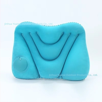 Надуваема лумбална възглавничка за кръста – прес-тип функция, Garden Joy модел 26, 121 г, флокинг материал, универсална употреба