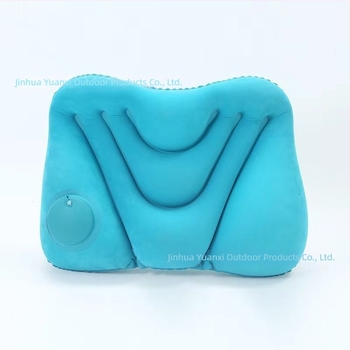 Надуваема лумбална възглавничка за кръста – прес-тип функция, Garden Joy модел 26, 121 г, флокинг материал, универсална употреба