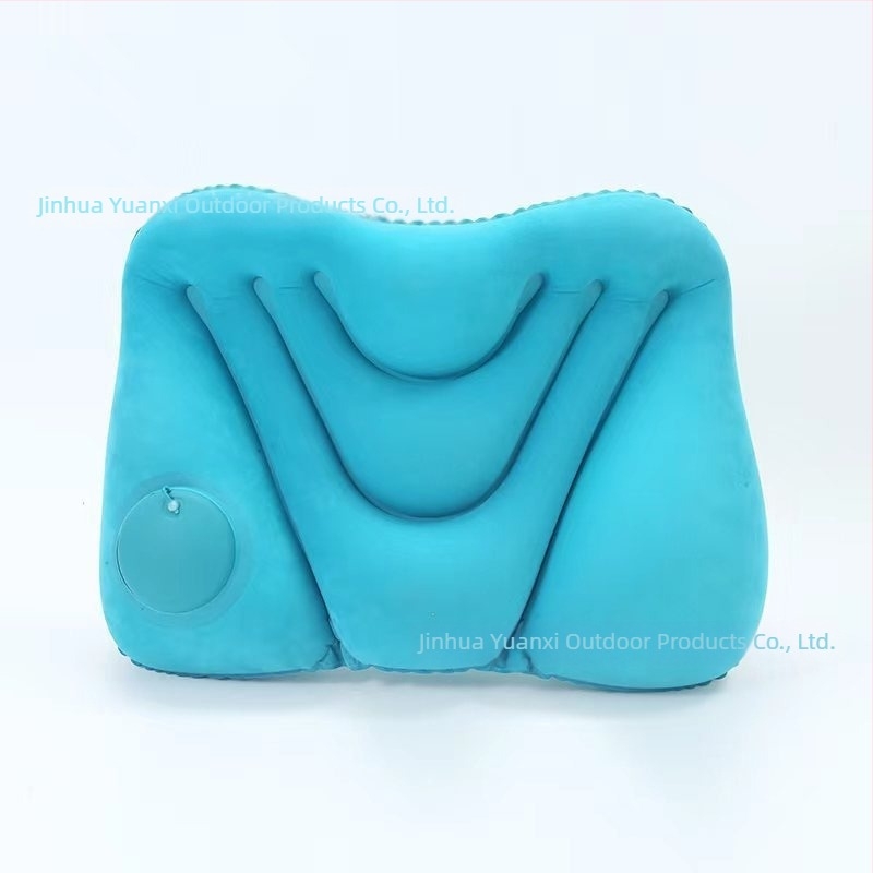 Надуваема лумбална възглавничка за кръста – прес-тип функция, Garden Joy модел 26, 121 г, флокинг материал, универсална употреба