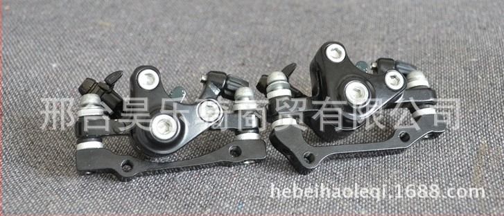 Комплект дискова спирачна система за планински велосипед, механично кабелно задвижване, пълен комплект с накладки