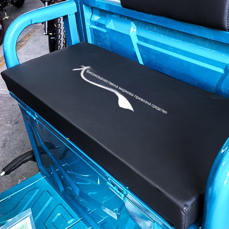 Седалка за електрическо триколесно превозно средство, PU материал, пълнеж памук, печатано лого, персонализируема, подходяща за всички сезони