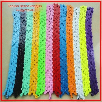 Верига за планински велосипед — стоманена, разстояние между звената 12,7 мм, модел 26, максимално натоварване 800 N