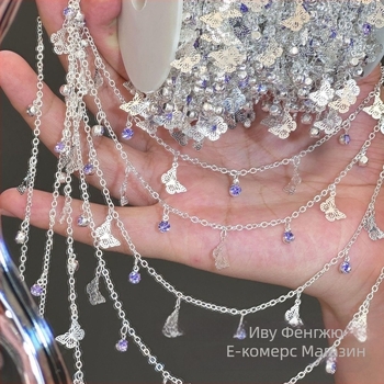 DIY верига за бижута — метал, електроплатиране, Произход: Yiwu, Тип: верига, есен 2025