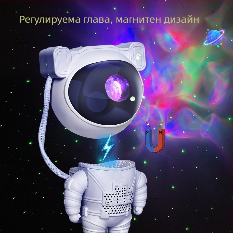Астронавтски проектор за звездно небе за спалня – Mingyoupin, модел 584556, стил 41545, лицензирана частна марка: Да
