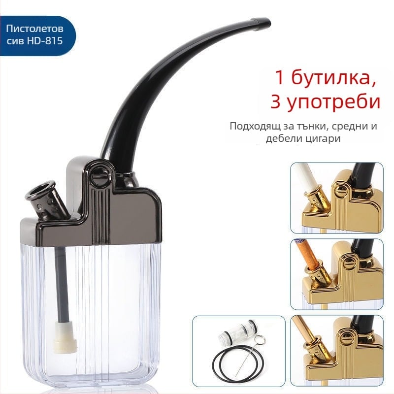 Акрилова водна лула със свалящ се и миещ се дизайн, портативна, с мундщук с три режима на филтър