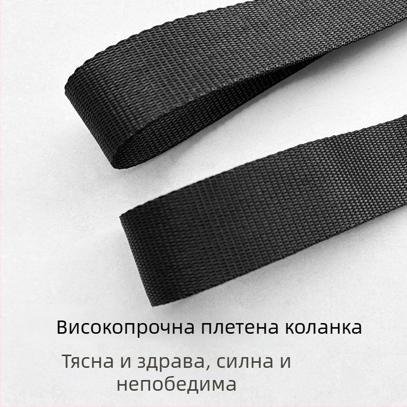 Връзващ колан за багаж и йога постелки — регулируема катарама, многофункционален, градски минималистичен стил, пролет 2025