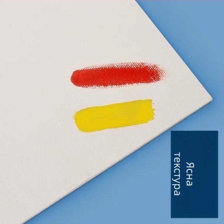 Дъска за рисуване върху платно за масло и акрил – памучен плат 280 g/m², квадратна, тънка и преносима