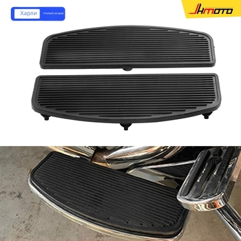 Harley гумена предна педална подложка за мотоциклет – универсална съвместимост, марка JH