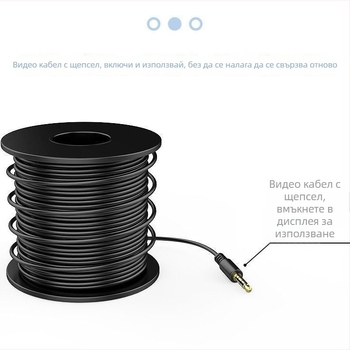 Ехолот за риболов с подводна камера и HD дисплей, нощно виждане, преглед на дъното