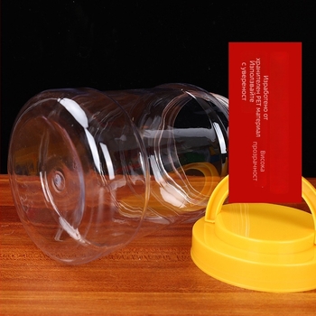 PET пластмасова бутилка за храна, прозрачна, многоцелева, с капак — Quanfa Plastic Industry