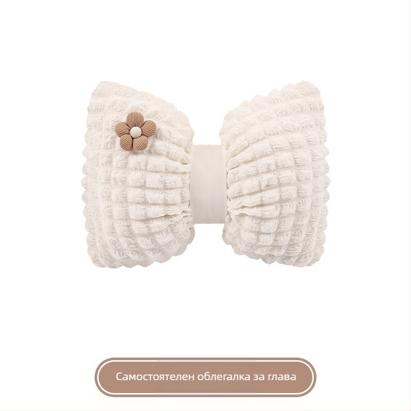 Автомобилна седалкова подложка, универсална за четири сезона, пухеста повърхност, пълнеж от синтетично влакно, за задната седалка, в едно парче