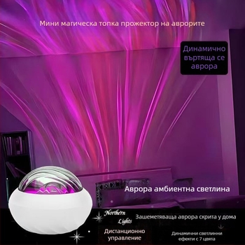 Звезден небесен проектор с амбиентно осветление, ABS корпус, модел 333, напрежение ≤36V, 3C сертифициран