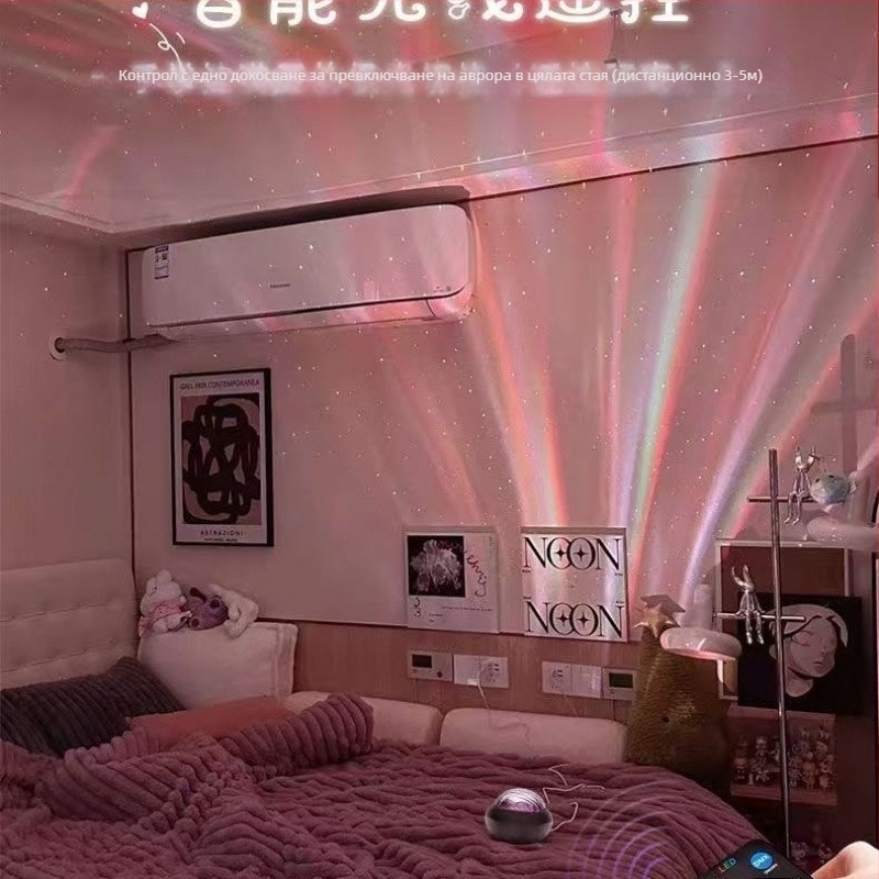 Звезден небесен проектор с амбиентно осветление, ABS корпус, модел 333, напрежение ≤36V, 3C сертифициран