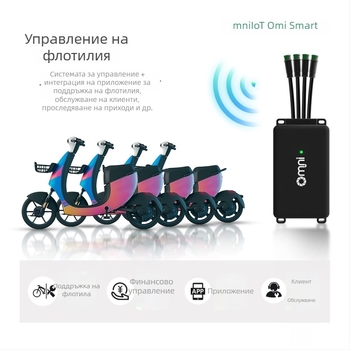 GPS локатор за споделени електрически превозни средства и велосипеди – модел M113, GPS точност <10 м, мобилен алармен сигнал, 4G антена, водоустойчив