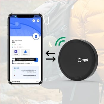 Bluetooth търсач за ключове, модел OPD04, съвместим с Android и iOS, батерия CR2032, обхват до 10 м, тегло 8,3 g