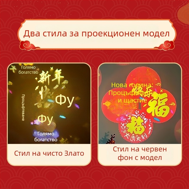 LED лампа със символ на късмет, седемцветна промяна на цветовете за специални ефекти, 220V, пластмасово тяло, PC абажур, захранване от контакт, без димер