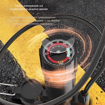 Ръчна помпа за велосипед, преносим мини инфлатор