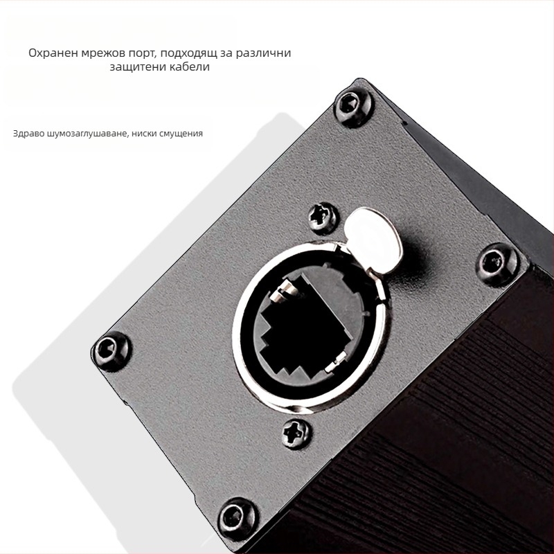 Maojia RJ45 към 4-канален XLR аудио адаптер, Plug‑and‑Play сигнален удължител, ROHS, найлонова обвивка със найлонова оплетка, -40°C до 105°C