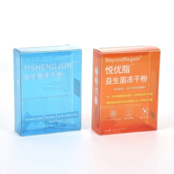 Прозрачна PVC опаковъчна кутия с капак за храни и напитки; дебелина на стената 0.35–0.38 mm; възможност за печат на лого