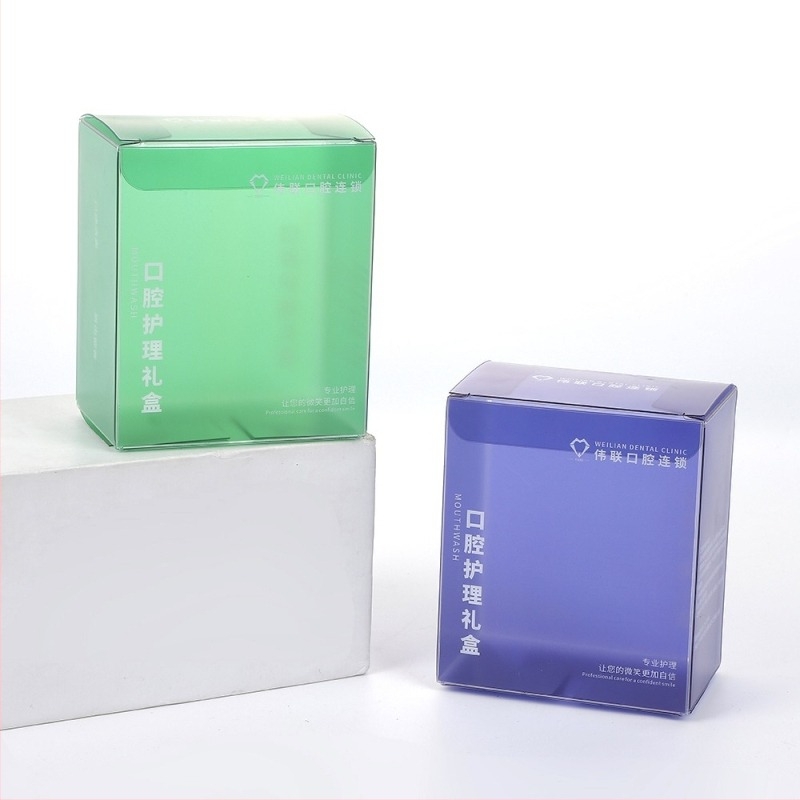 Прозрачна PVC опаковъчна кутия с капак за храни и напитки; дебелина на стената 0.35–0.38 mm; възможност за печат на лого