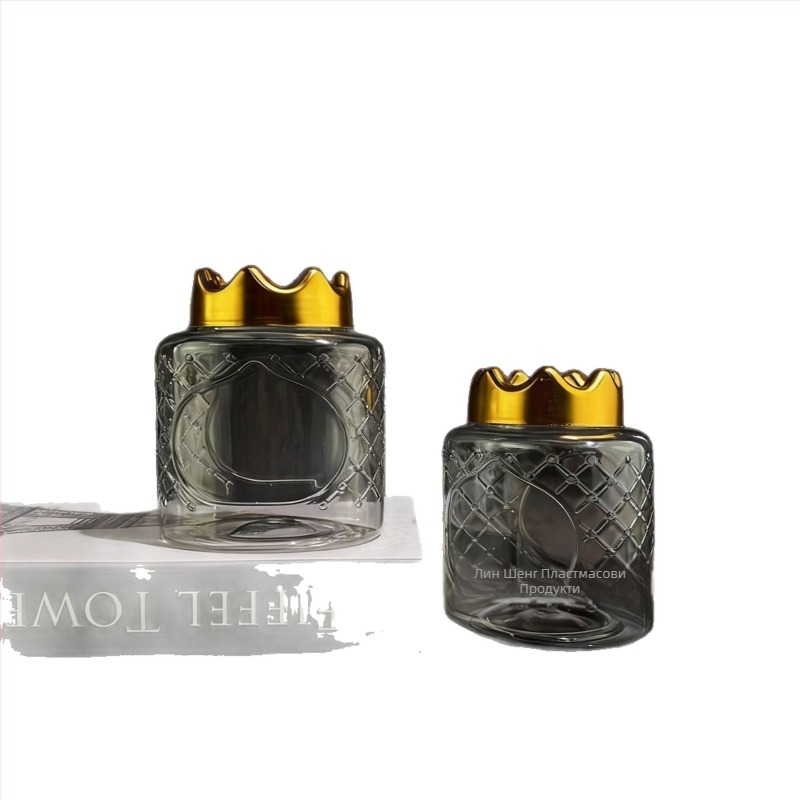 Пластмасов запечатан консервен буркан с корона капачка, PET, 400–600 ml, Blow Molding, обща опаковка